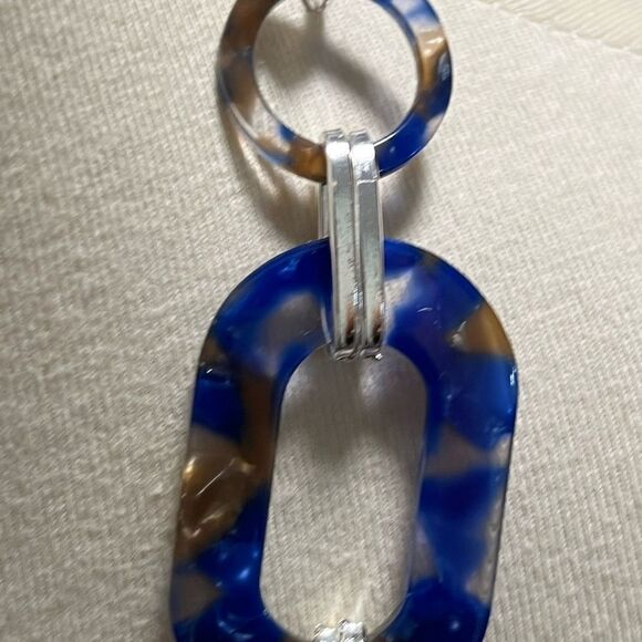 NWT Dillardās Blue and SilverāChain Necklace #JW7 - Picture 6 of 9